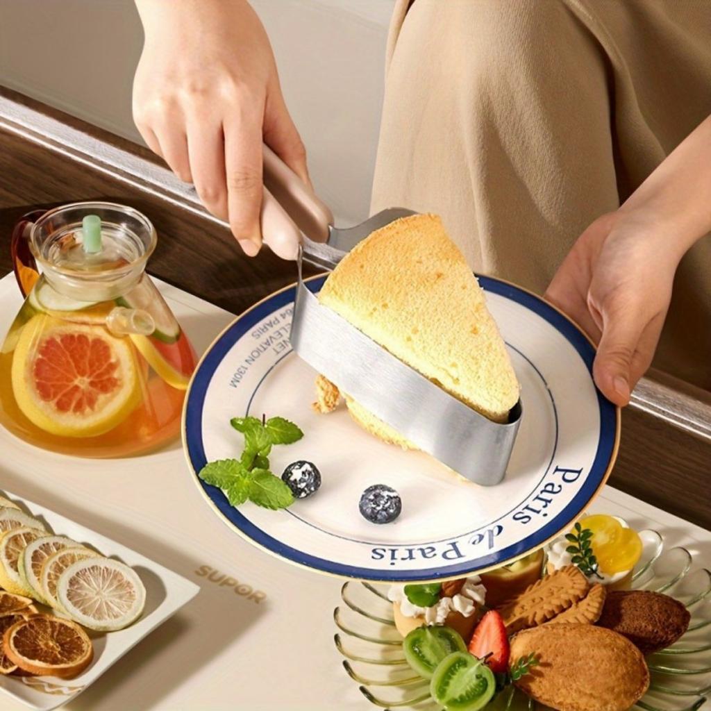 Набор для резки торта, 1 треугольный инструмент из нержавеющей стали для выпечки на юбилейных праздниках.
