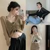 Sun Protection Shirt Top Blouse Pullovers Long Sleeve Drawstring Women's Knitted Tops