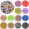 DIY Craft Supplies Arts Decor Materials Artificial Decorative Patch Jewelry Accessories National Flag Resin Candy Rainbow Stripes 10Pcs Beads