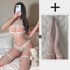 Сексуальное белье Сетчатое сексуальное искушение трехточечная перспектива открытое кружево фетиш сексуальное для мужчины ночь Сексуальный косплей Женское платье xxx