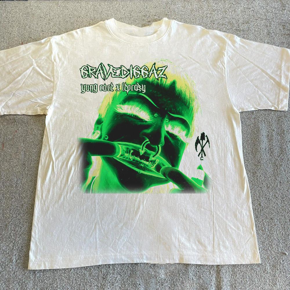 Футболка из коллекции группы GRAVEDIGGAZ Полный размер от S до 5XL Унисекс