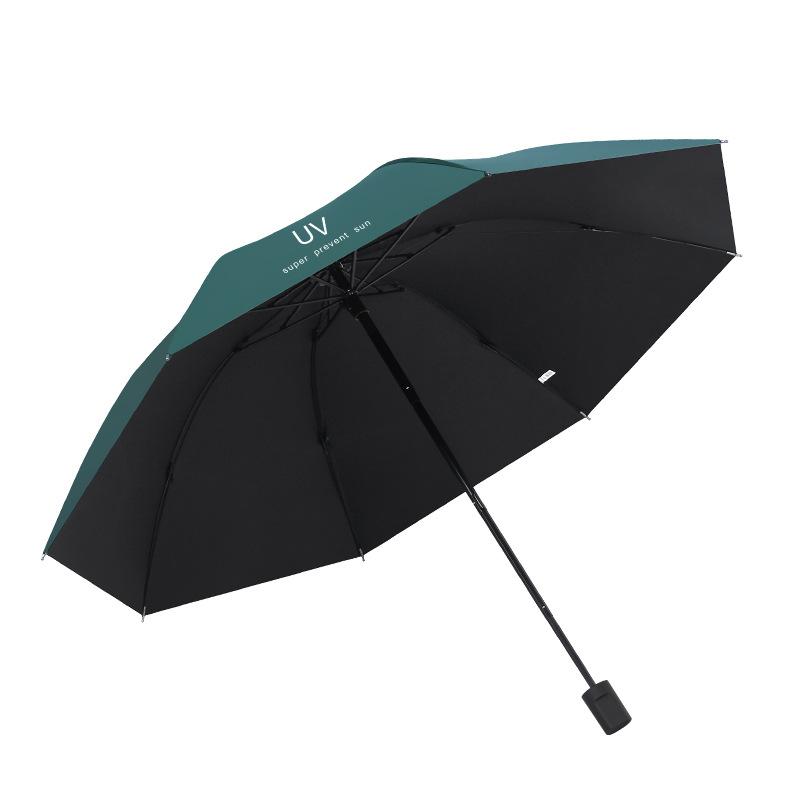 УФ автоматический трехсложный зонт для защиты от солнца и УФ-защиты для школы