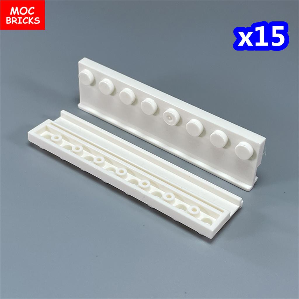 Non-Toxic Moc Bricks Window Fence Arch White Winter Snow Horse Figure City Architectural Church Accessories Children Christmas Toys