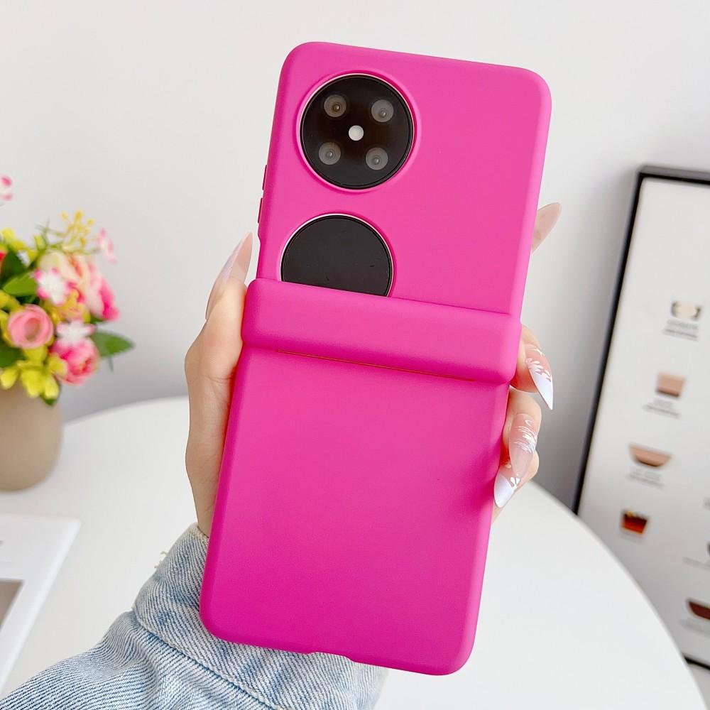 Solid Color For HuaWei Pocket 2 Magnetic Phone Case Shockproof Hinge Protective PC Hard Shell Back Cover