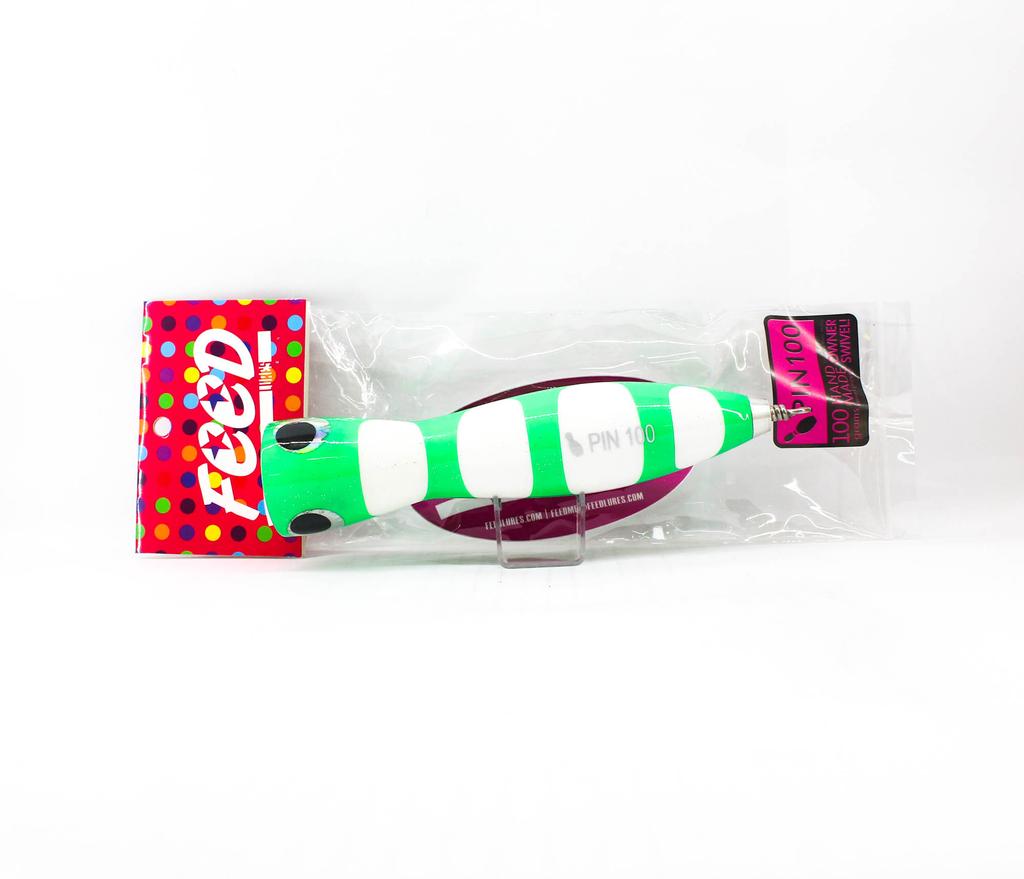 Feed Пин 100 Ручная работа Деревянный Поппер Плавающая Приманка 100 грамм 20 (0020)