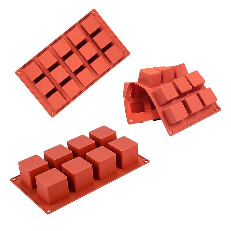 8 Grids Silicone Mold Sausage Hot Dog Ham Sausage Mold Cake Baking Biscuit Mafen Cup Cake Mold Kitchen Baking Tools
