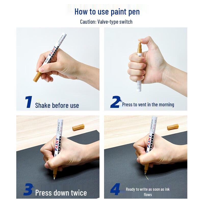 Zhongbai SP151 1.0mm Waterproof Oil Paint Marker