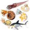 Prehistoric Ocean Animal Figure Nautilus Trilobite Figure Marine Life Figurines Children Gift