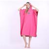 Unisex Beach Towel Poncho Bath Changing Robe Hooded Quick Dry Bathrobe Adult UK