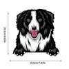 Dog Car Stickers Adhesive Dog Decal Water Resistant Funny Adorable Decals For Cars Wall Window Phone Motorcycle Decoration