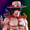 Фигурки аниме One Piece Огненный Кулак Эйс Могут Быть Любимыми Две головы ПВХ Платформа светящаяся Доминирующий 16,14 дюйма/41 см игрушки Прочные Подарки