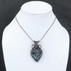 Labradorite Pendant Copper Wire Wrapped Pendant Gemstone Pendant Copper Jewelry Handmade Brand New Pendant Labradorite Jewelry Gift For Her