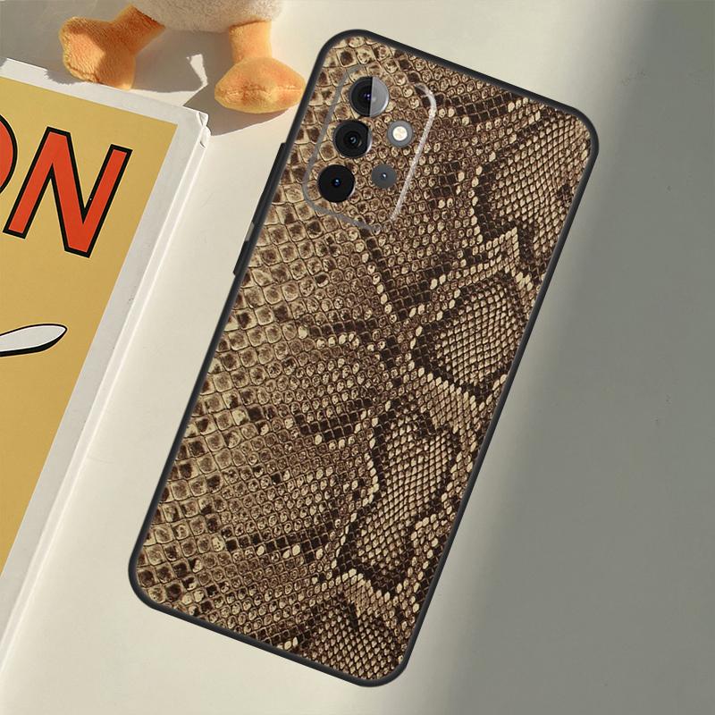 Змеиная Кожа Для Samsung Galaxy A33 A36 A56 A26 A16 A15 A55 A53 A35 A22 A32 A52 A54 A34 A14 A05 A06 Чехол
