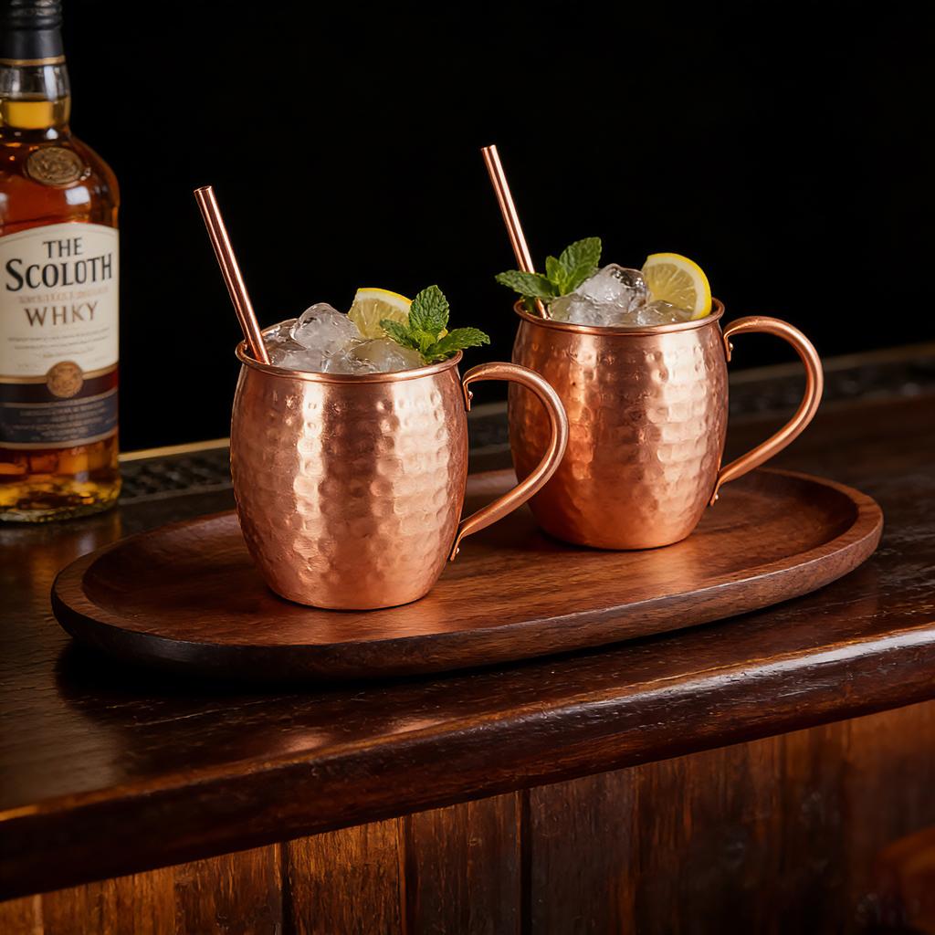350 мл 12 унций 100% Медь Кружка для Moscow Mule Прочная Медная Кружка для Пива Кружка для Кофе Молочный Стакан Чистая Медь Коктейльный Стакан для Виски Посуда для Напитков