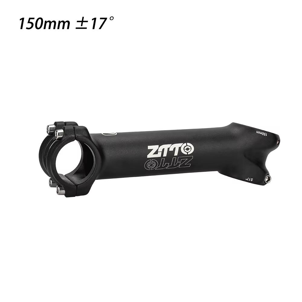Aluminum Alloy Bicycle Handlebar Stem 7/17 Degree Rise Angle Handlebar Extension Stem  Road Bike