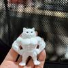 Забавные 3D-печатные статуэтки Мускулистого Кота - Милые и Игривые Украшения Мускулистого Кота для Любителей Кошек и Фитнес-Энтузиастов