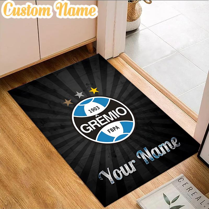 Custom Name Gremio Football Club Emblem Rug, Office Rug, Chair Rug, Carpet for Living Rooms, Doormat Game Rug Home Decor Christmas Gifts