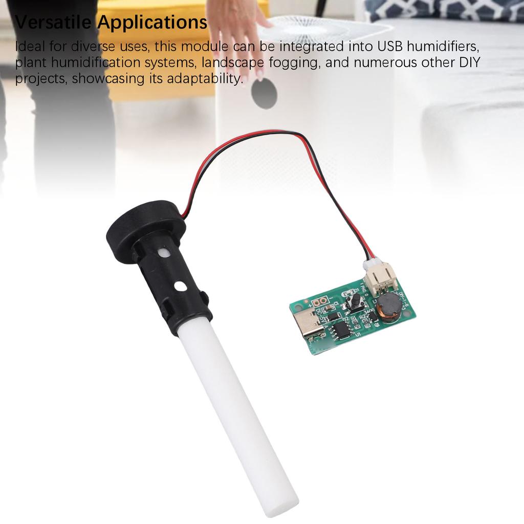 5PCS Humidifier Module USB Atomization Plate Circuit Board for DIY Incubation Experimental Equipment