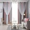 Blackout Kids Curtains Bedroom Thermal Insulated Silver Twinkle Star Curtains Boys Antique Grommet Window Treatment