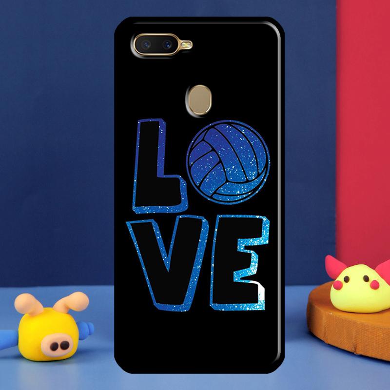Спортивный чехол для волейбола для Oppo A16 A76 A96 A58 A78 A98 A5 A9 A91 A15 A17 A77 A52 A72 A74 A94 A54S A57S