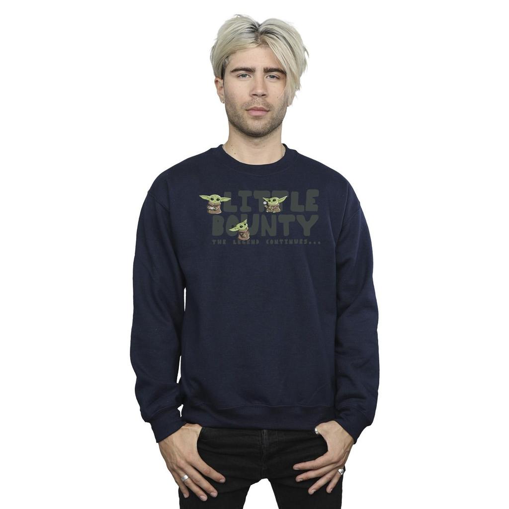 Star Wars The Mandalorian Mens Little Bounty Hunter Sweatshirt