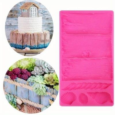 Ретро кора ракушка силиконовая форма для мастики DIY шоколад выпечка украшение бордюра торта форма