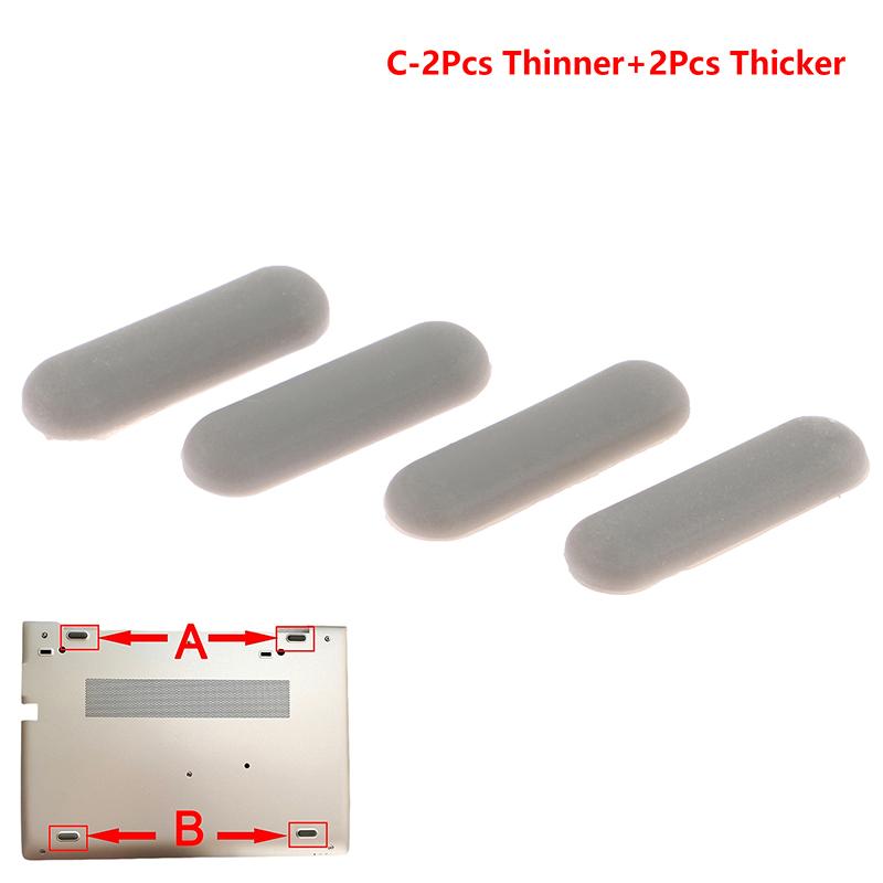 1 комплект резиновой накладки для ног для ноутбука Hp 830 G5, противоскользящая накладка для ног, нижняя базовая крышка
