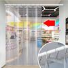 Прозрачная ПВХ Ветрозащитная Складная Дверная Штора для Дома и Коммерческого Использования