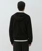 MUSINSA STANDARD Washable Supima Cotton Knit Hooded Zip-Up [Black]
