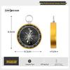 OEING Outdoor Compass Keychain