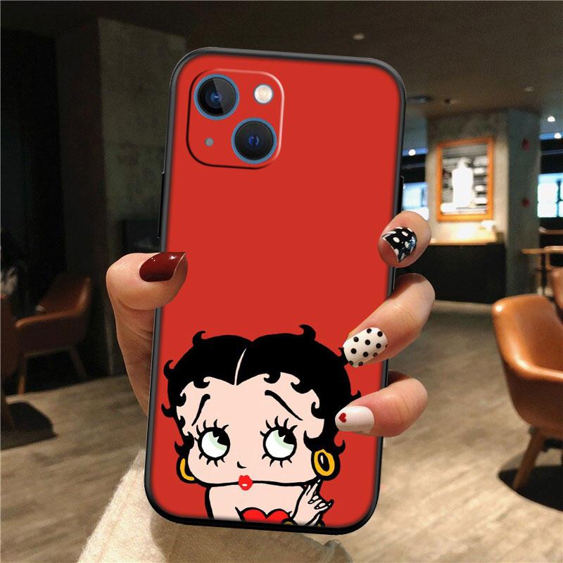 TR6 B-Bettys Art B-Boops Новый высококачественный чехол-ракушка для телефона Redmi Note 13 14 Pro+ Plus A3 A3X 13X 13C 13R 14S 14C 14R