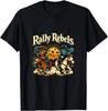 Rally Rebels Pickleball Retro Outlaw Pickles T-Shirt