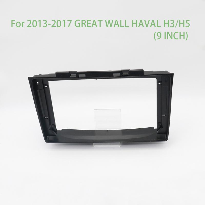(9 Inch, UV Black) For 2013-2017 GREAT WALL HAVAL H3/H5 Central Control Navigation Frame Modification Panel