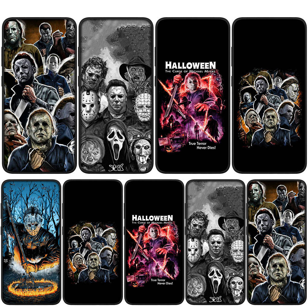Cover for iPhone 17 16 15 Xiaomi Poco Redmi Note 14 13 12 11 Pro Max 9 16e Samsung Galaxy S25 S24 S23 A06 A16 OPPO Huawei Michael Myers Phone Case