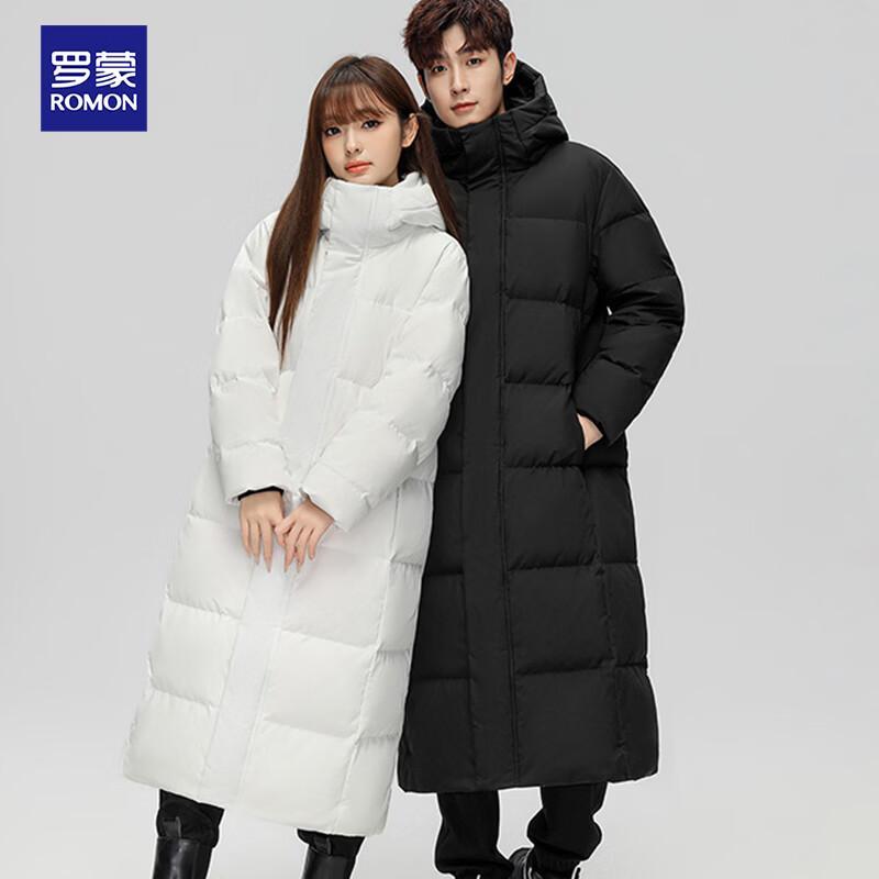 ROMON Unisex Hooded Long Winter Down Parka