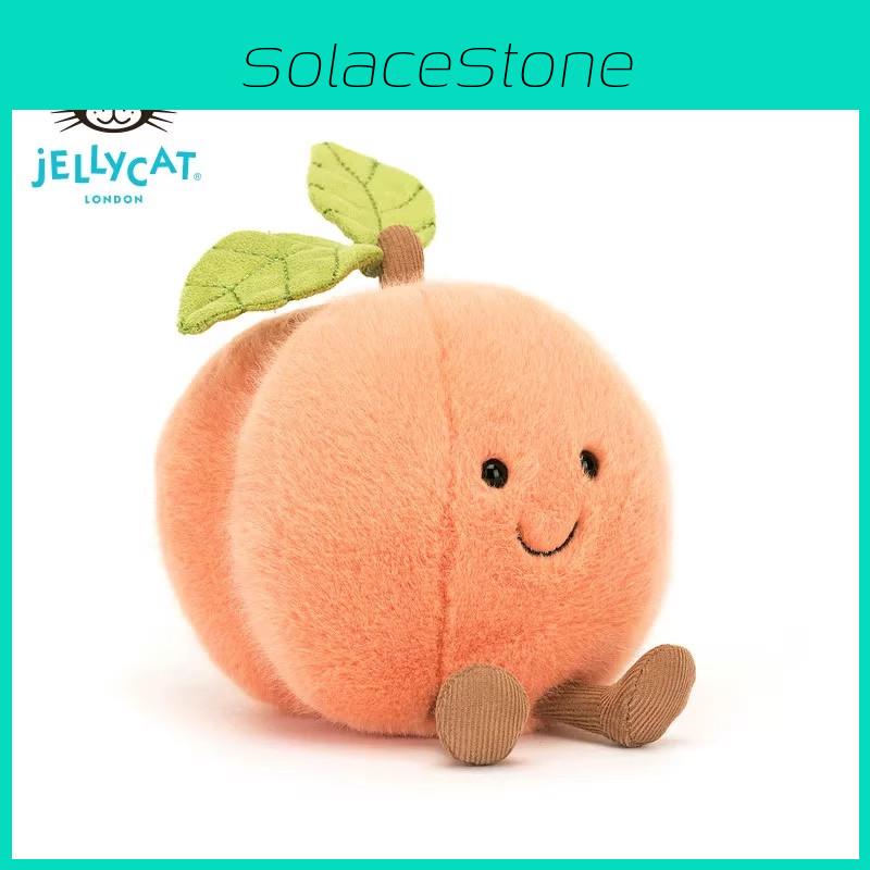 Peach Pink Jellycat Plush Toy Cute Stuffed Doll Bag Pendant Gift Decoration
