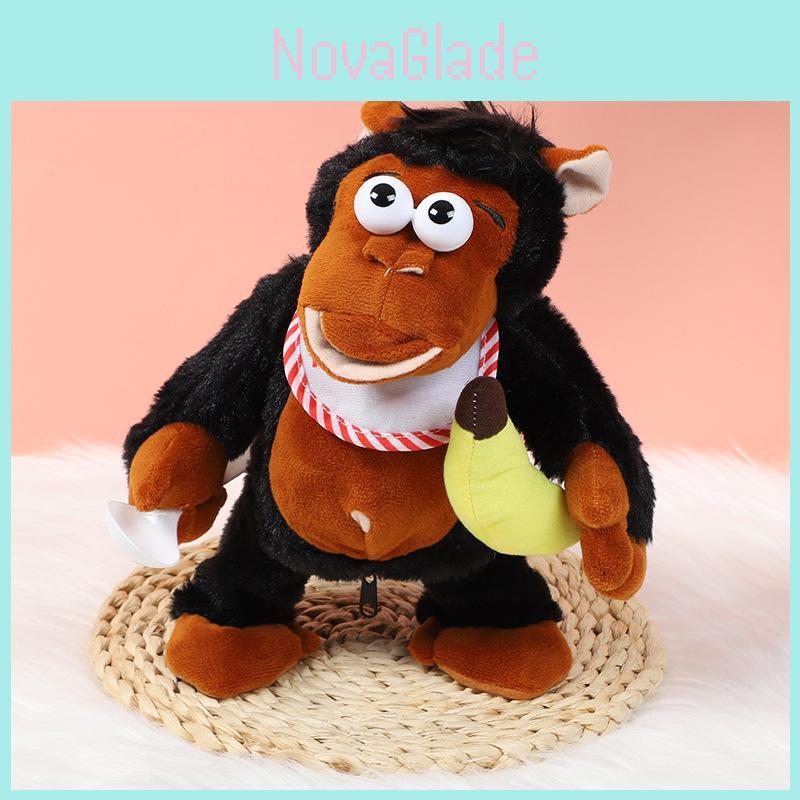 Cartoon Ape Soft Toy With Magnetic Control For Sensory And Motor Skills Development