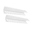 2 Pack Hat Organizer for Baseball Caps Wall Mounted Hooks Strong Adhesive Rack 24 Hats Capacity Multilayer Storage