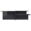 Coffee Tables 2 pcs High Gloss Grey Particleboard