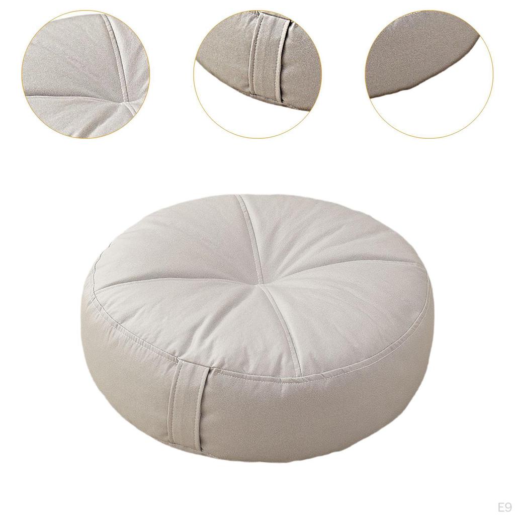 Круглая напольная подушка для домашнего сидения и отдыха