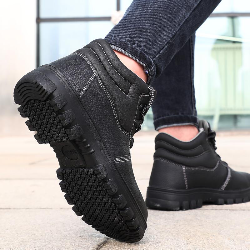 Обувь для страхования труда Мужская защитная обувь с защитой от ударов, проколов, скольжения и статического электричества, рабочая защитная обувь