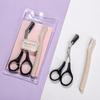 2 шт., ножницы для бровей с расческой для бровей, заостренные маленькие ножницы, инструменты для стрижки бровей, инструменты для макияжа