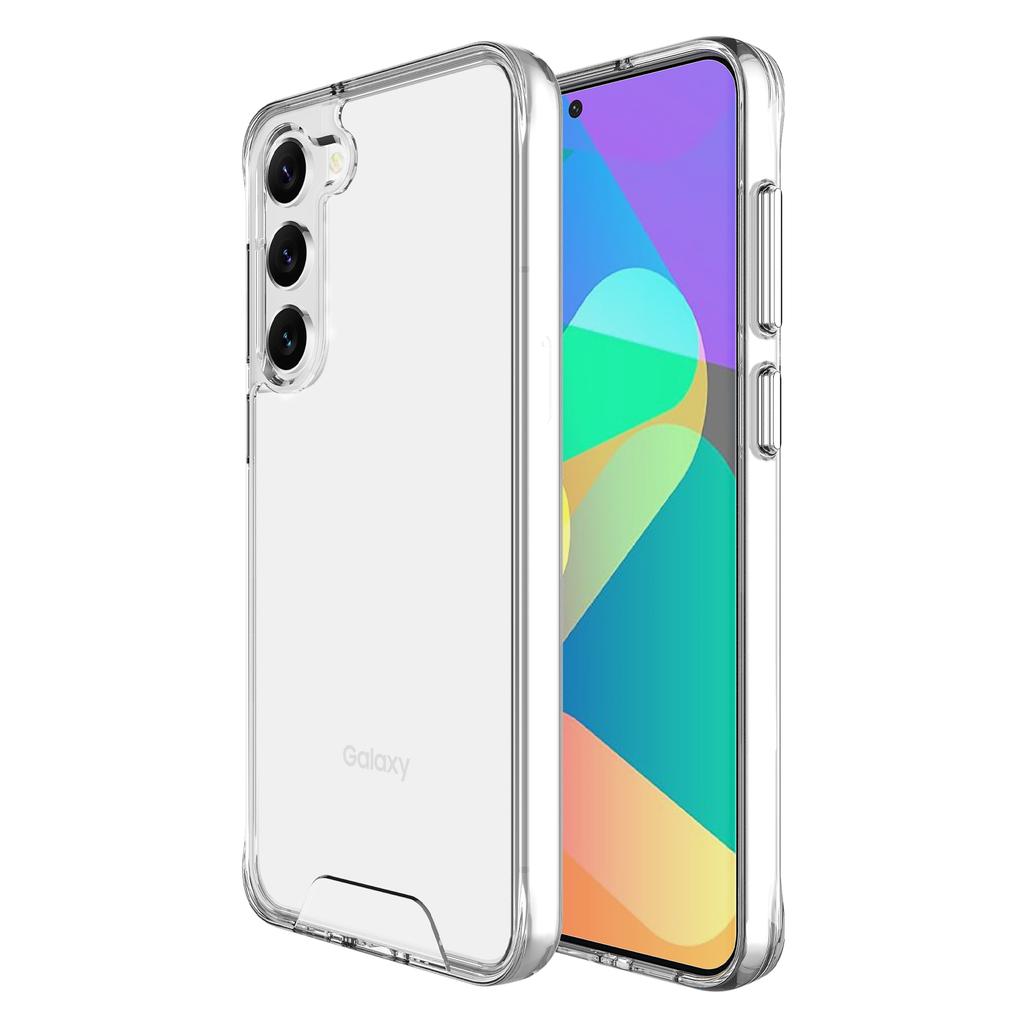 For Samsung Galaxy S22 S23 Plus Utra Note 20 10 8 9 A52 A71 A12 Space Transparent Cover Bumper High Hardness Acrylic Clear Phone Case