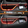 Smoke Tail Light Overlay Tint Vinyl Film Precut For Dodge Durango 2014-2021