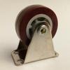 Red Polyurethane Swivel Caster Wheel for Furniture (Light-Duty)