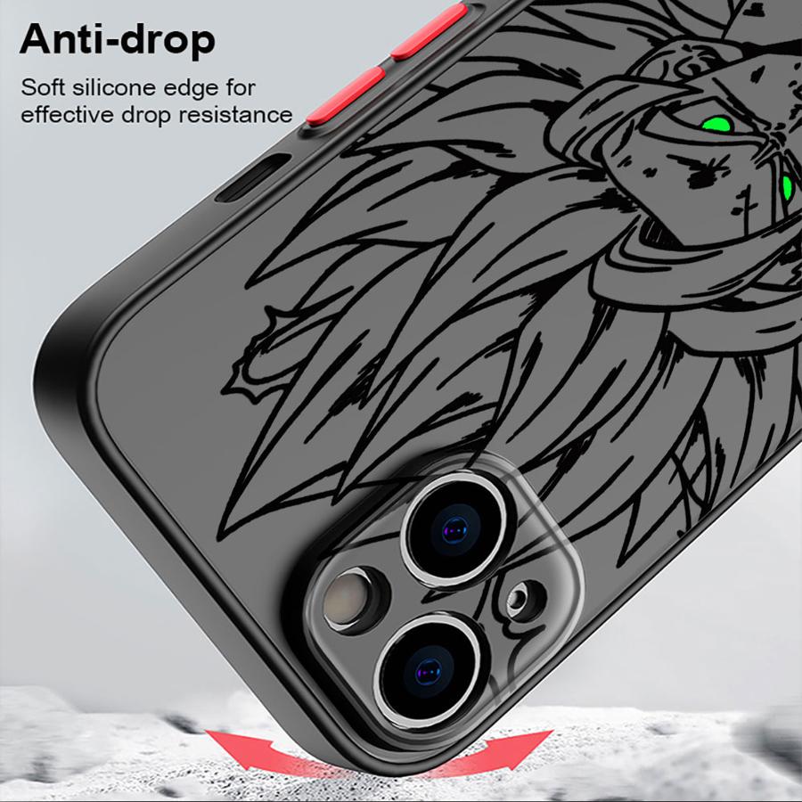 Чехол для iPhone 14 11 6 13 Pro XS 16e XR 16 15 11 Max 12 Mini 7 8 TPU Чехол Крутой Гоку Dragon Ball