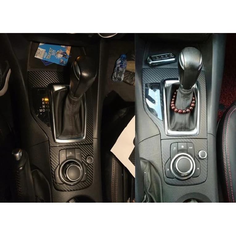 Car Styling Accessories Automobile gear panel decorative stickers For Mazda 3 Axela