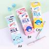 1PC Creative Cute Milk Carton Pen Bag, Large Capacity Stationery Storage Box, Suitable for Pens, Rulers, Cosmetics