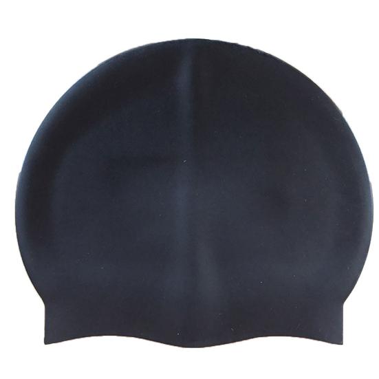 Swim Cap Elastic Put on Easily Silicone Silicone Swimcap Long Hair for Training