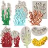DIY Coral Seaweed Silicone Mould Fondant Cake Decorating Tools Cupcake Candy Resin Clay Molds Baking Chocolate Gumpaste Moulds
